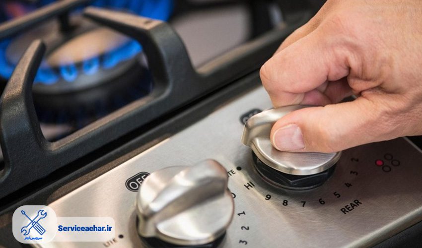 هر چقدر ولوم اجاق گاز رزگاز را میپیچانم نمیچرخد؟ برای تعمیرات چه باید کرد؟