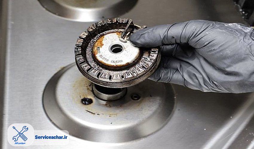 شعله ناهموار یا ضعیف