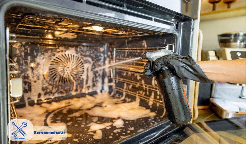 تمیز کاری کامل و عمیق فر اجاق گاز