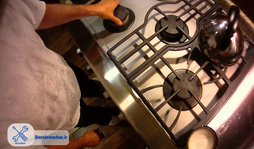 تاخیر در فندک: علت بوی گاز اجاق گاز دوو
